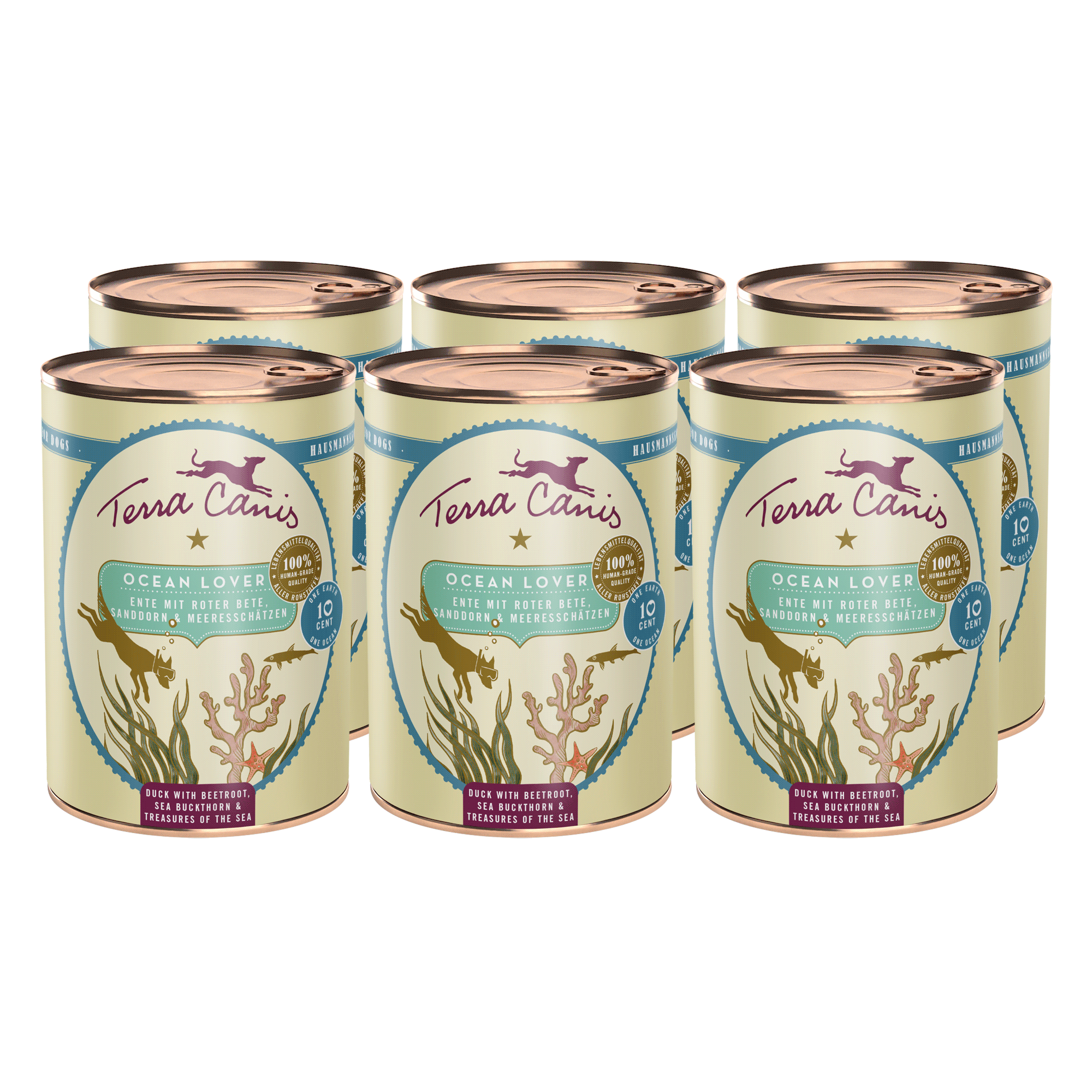 Ocean Lover – Ente mit Roter Bete, Sanddorn und Meeresschätzen