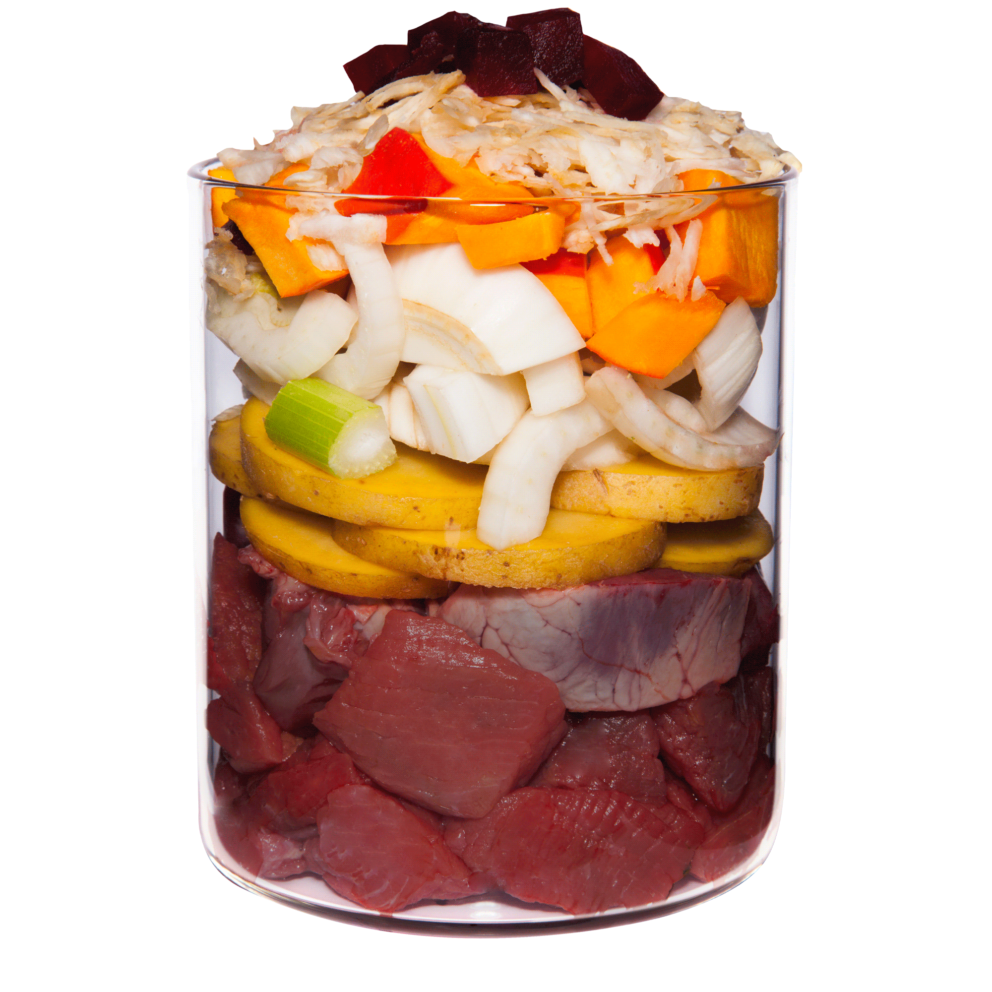 Pferd mit Steckrübe, Fenchel und Salbei