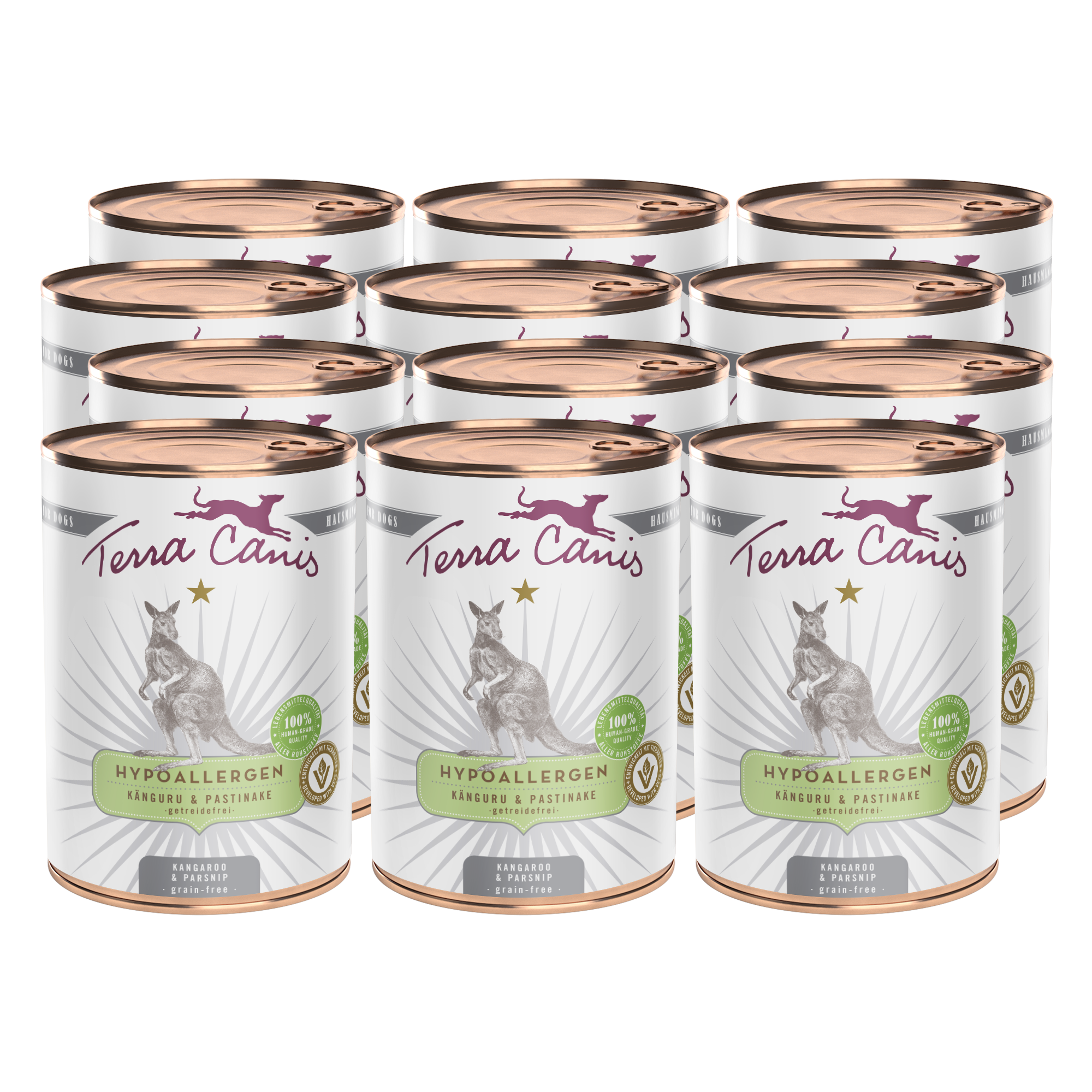 Känguru mit Pastinake