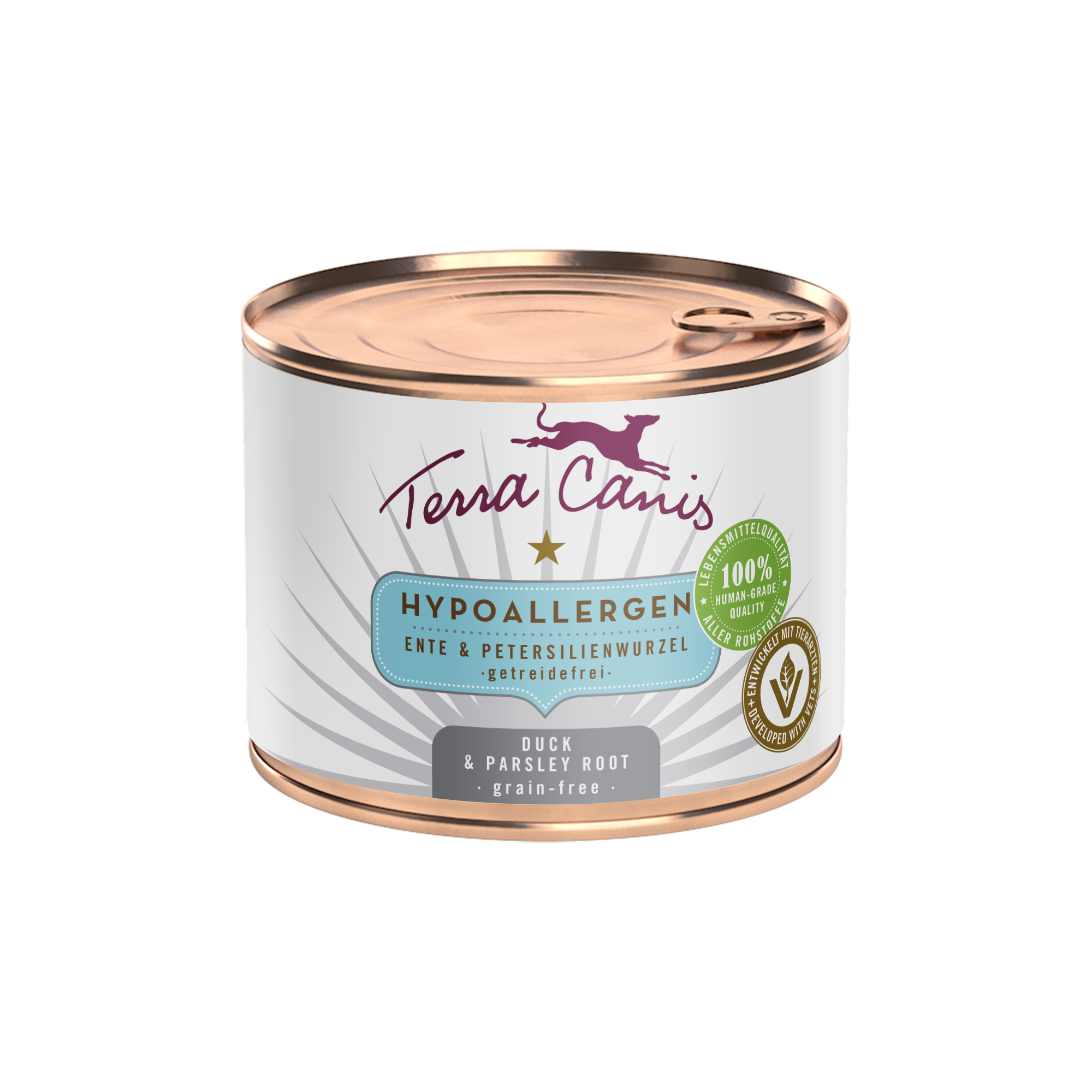 Ente mit Petersilienwurzel