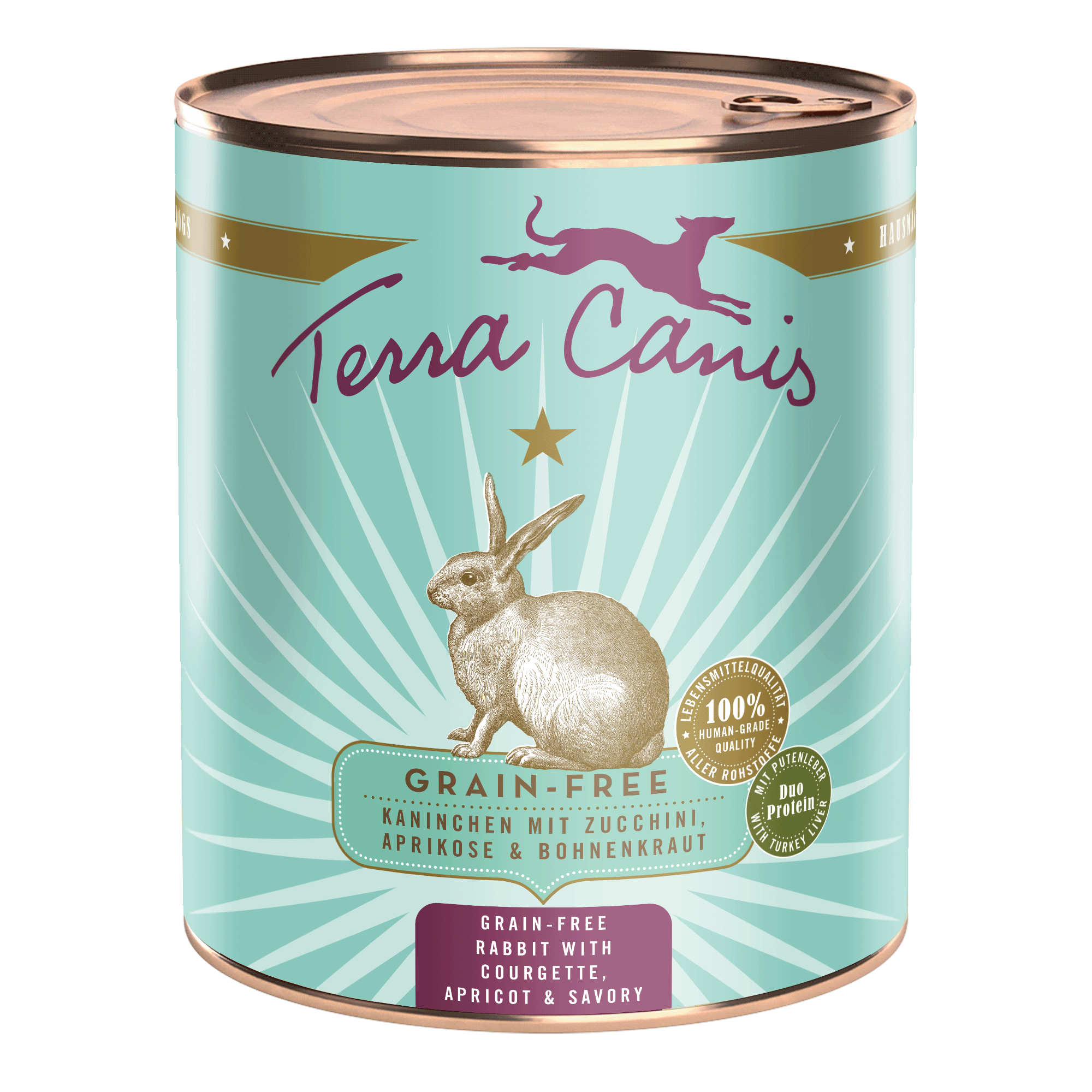 Kaninchen mit Zucchini, Aprikose und Bohnenkraut