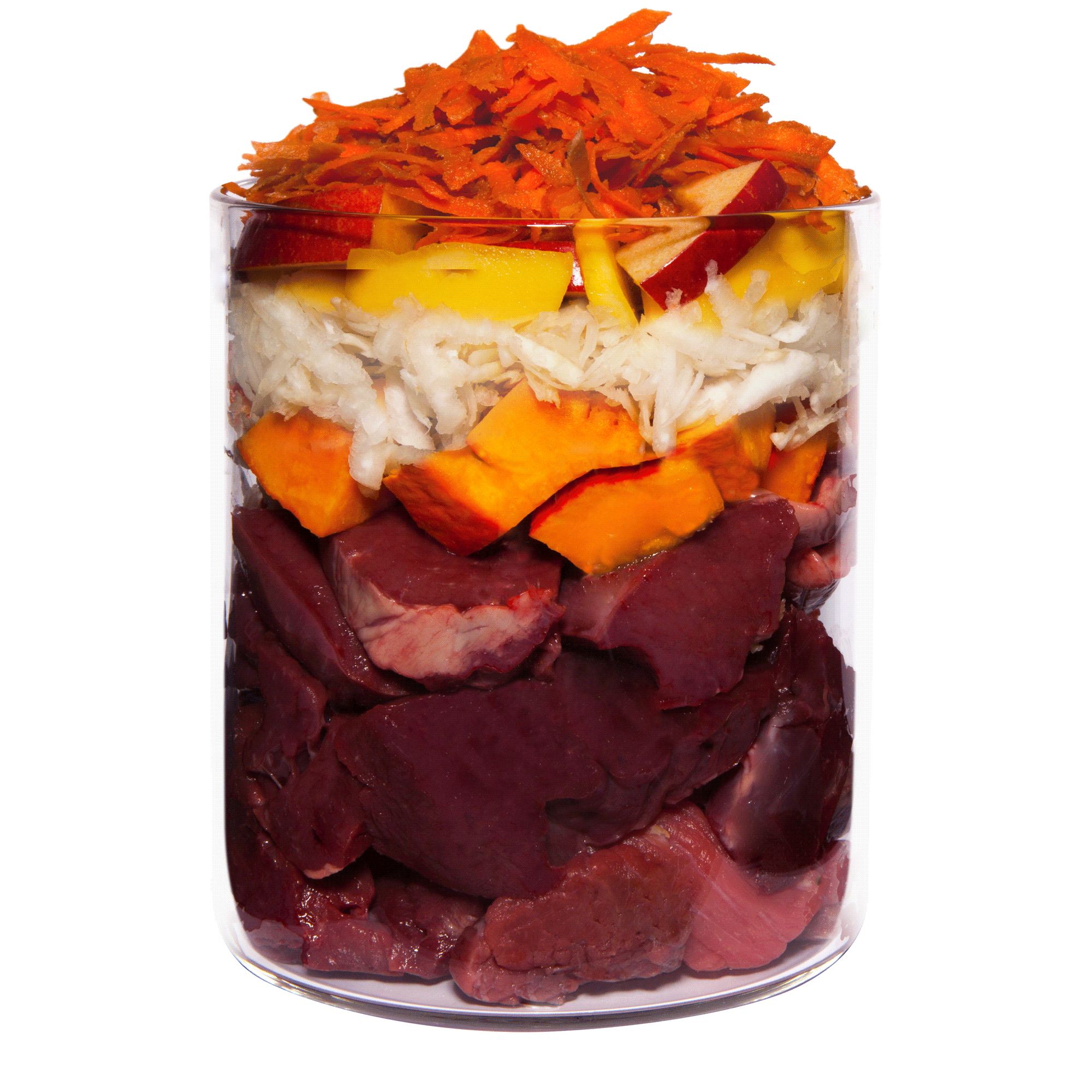 Lamm mit Kürbis, Pastinake und Passionsblume