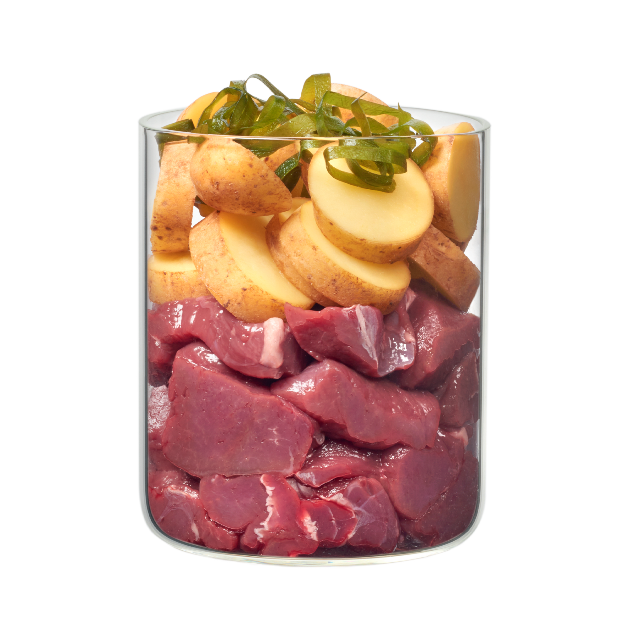 Antilope mit Kartoffel