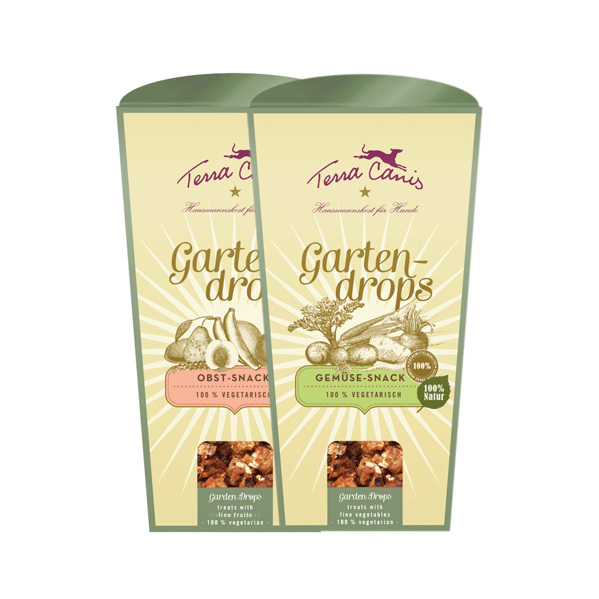 GARTENDROPS: vegetarische Hundekekse