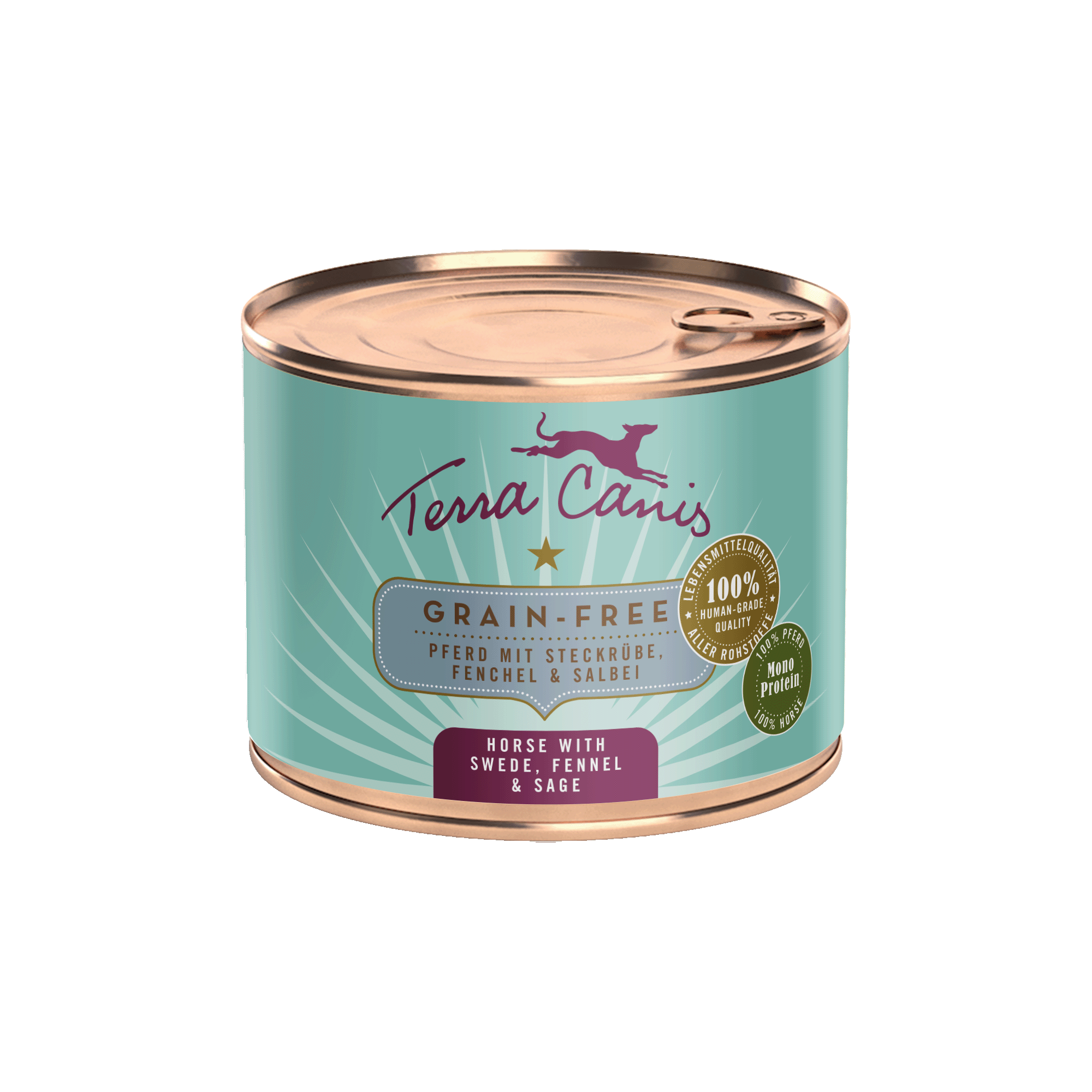 Pferd mit Steckrübe, Fenchel und Salbei