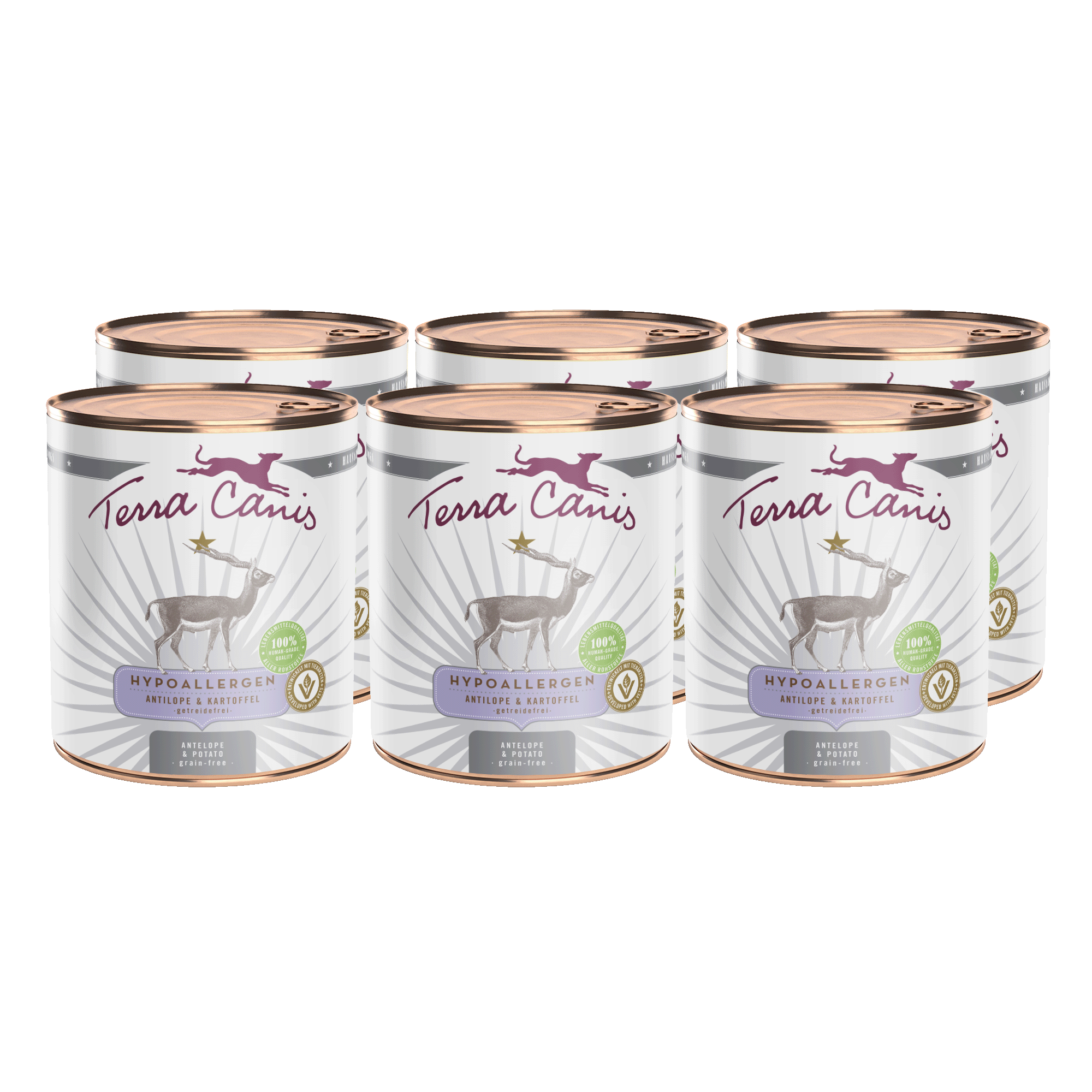 Antilope mit Kartoffel