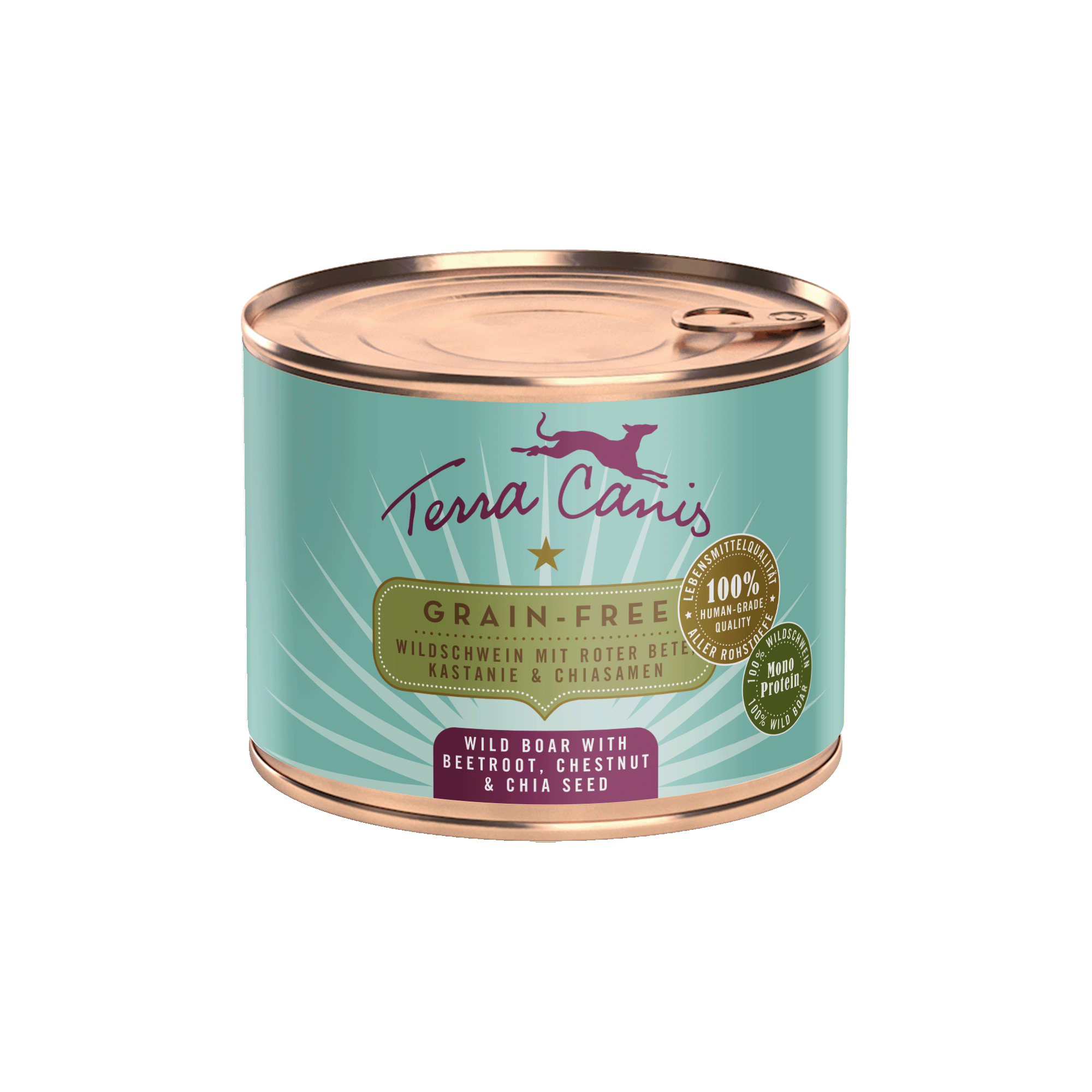 Wildschwein mit Roter Bete, Kastanie und Chiasamen