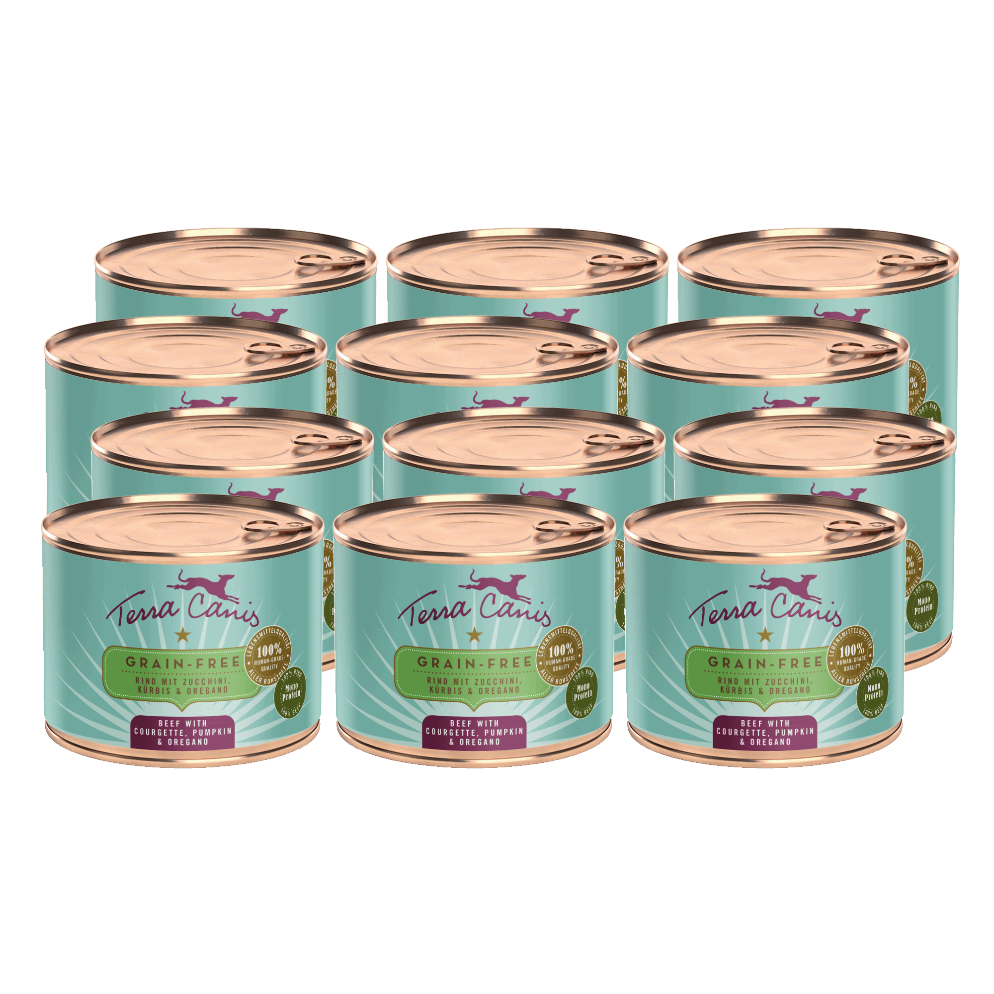 Rind mit Zucchini, Kürbis und Oregano