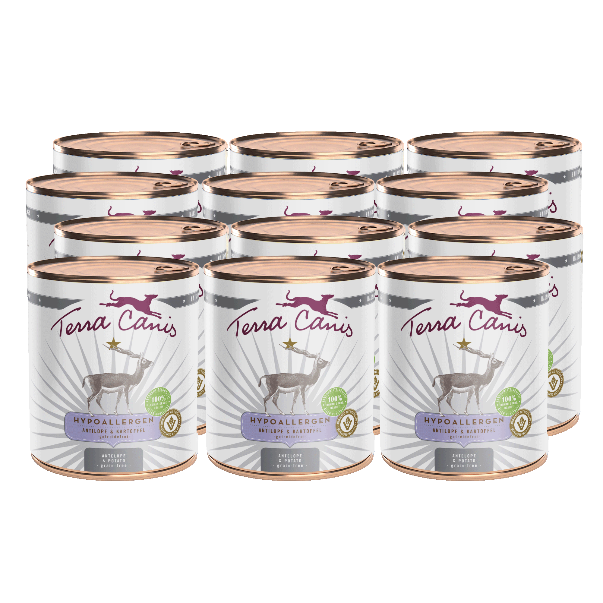 Antilope mit Kartoffel