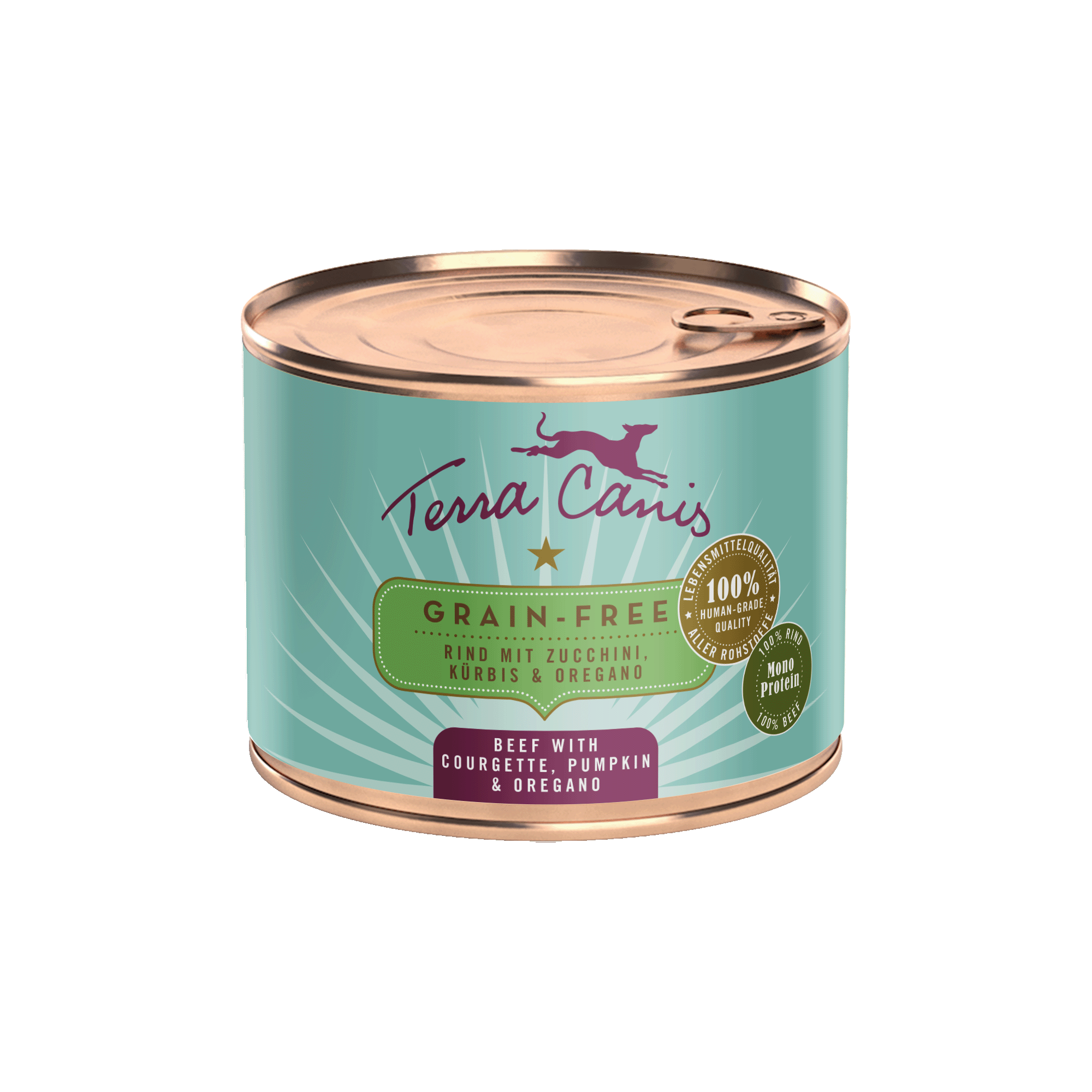 Rind mit Zucchini, Kürbis und Oregano