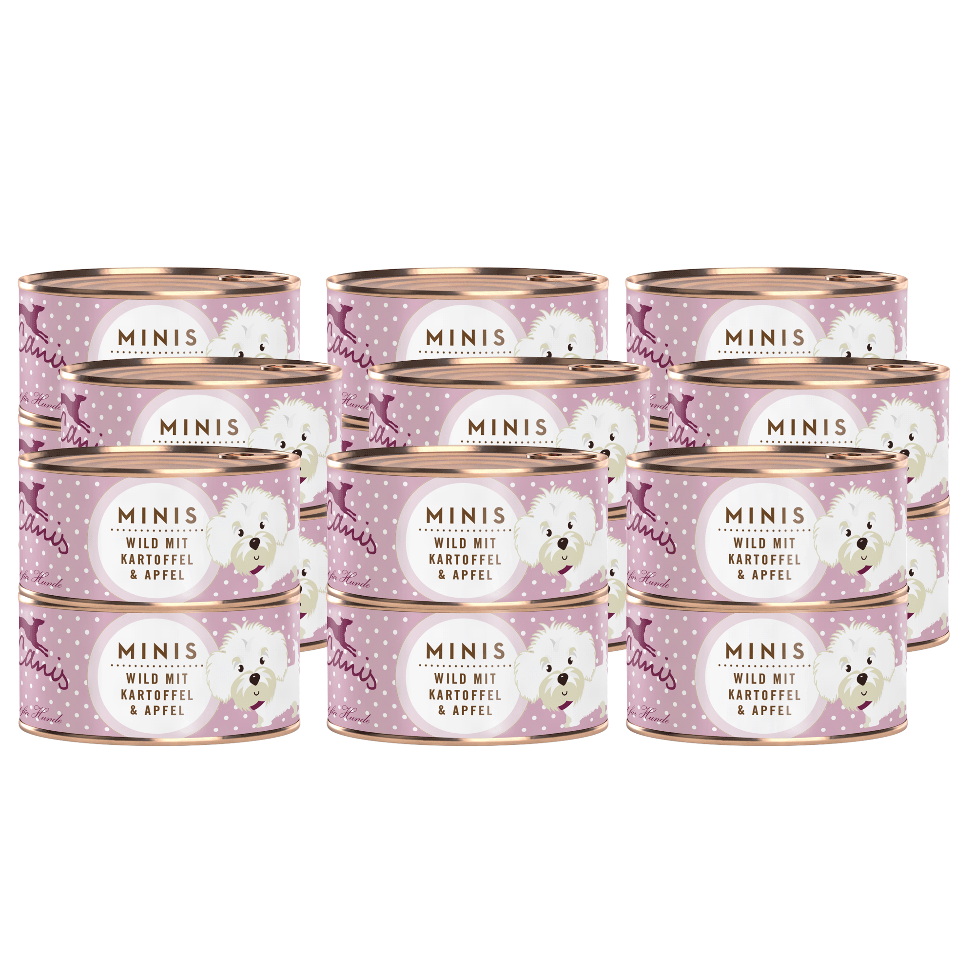 Wild mit Kartoffel und Apfel