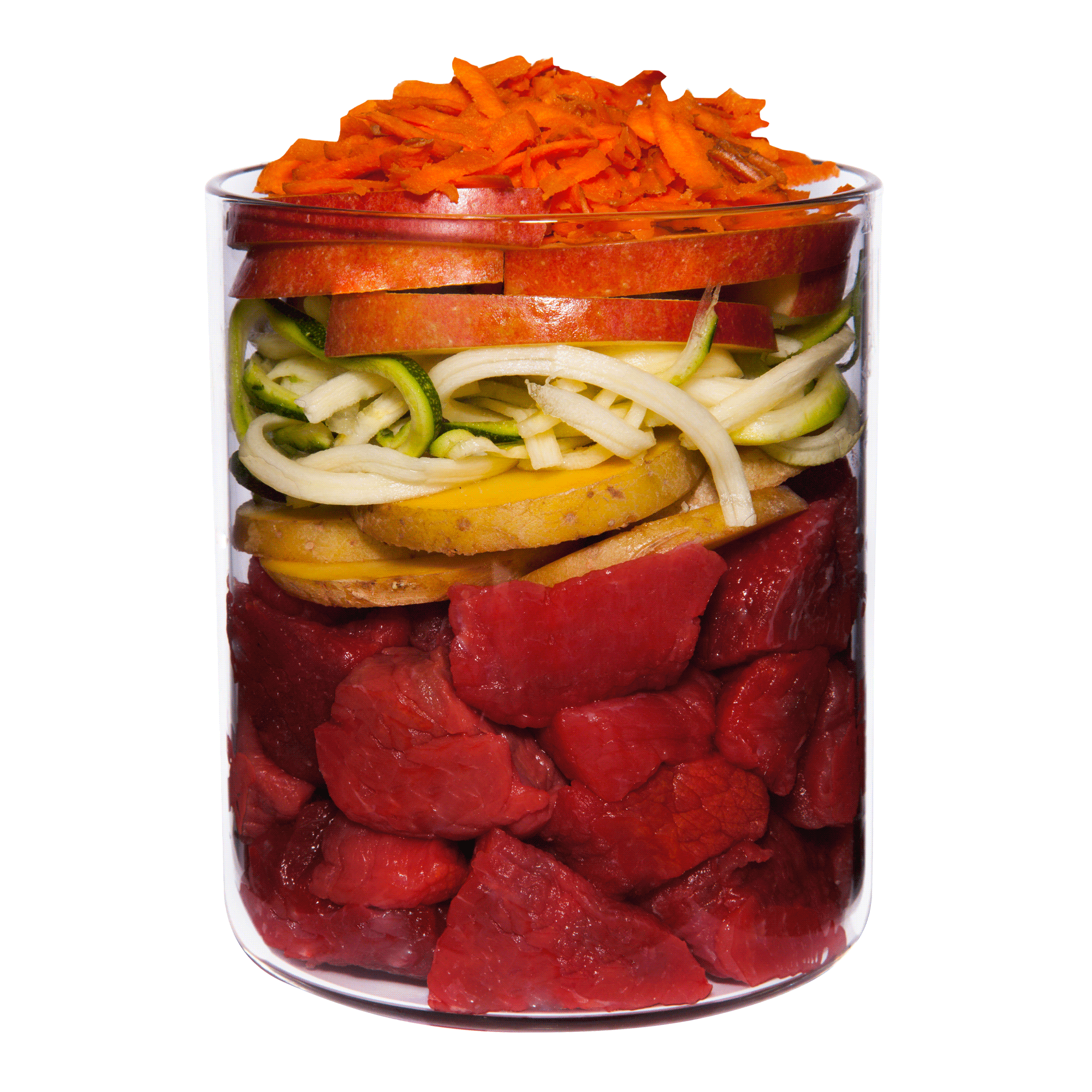 Wild mit Kartoffel, Apfel und Preiselbeere