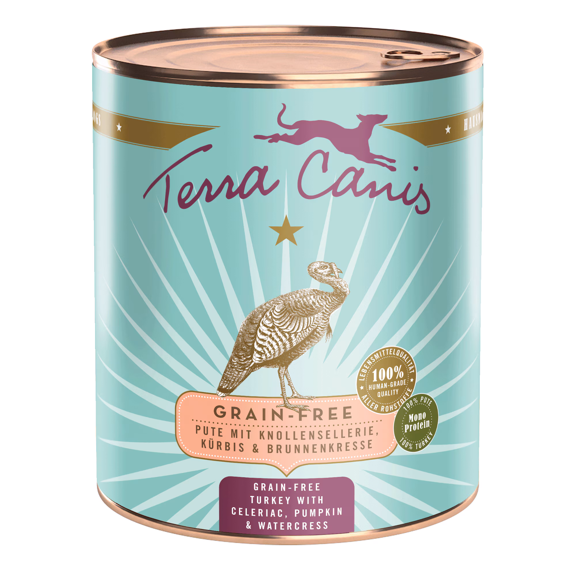 Pute mit Sellerie, Kürbis und Brunnenkresse