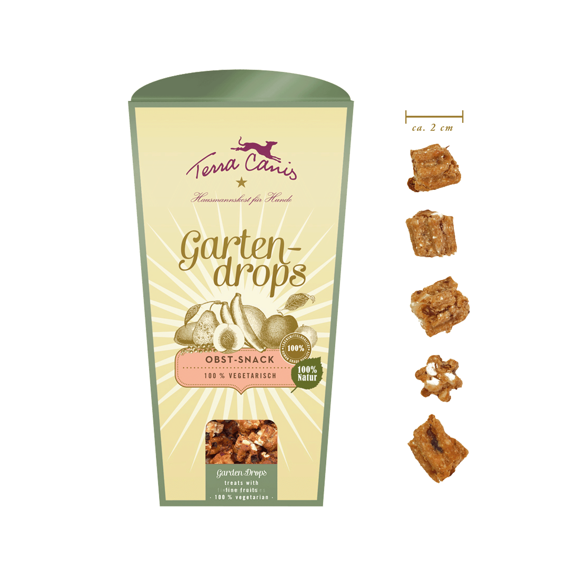 GARTENDROPS: vegetarische Hundekekse