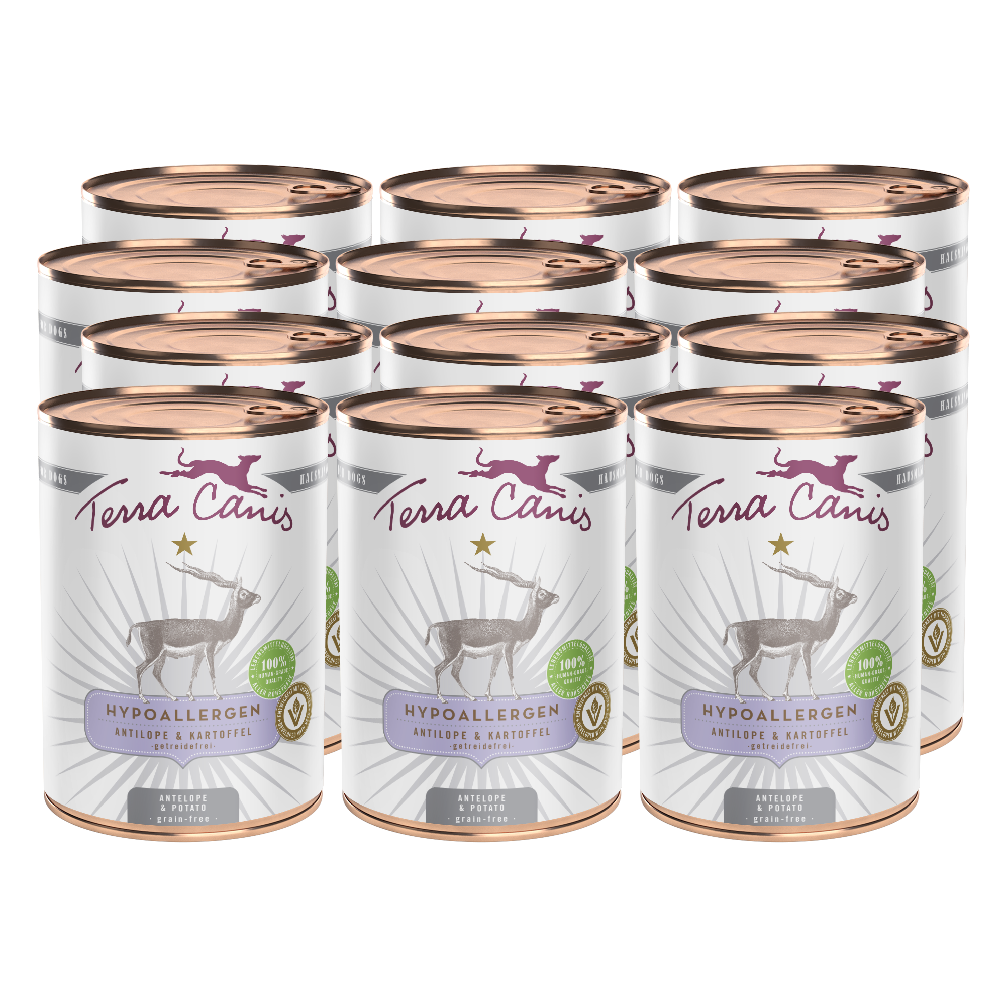 Antilope mit Kartoffel