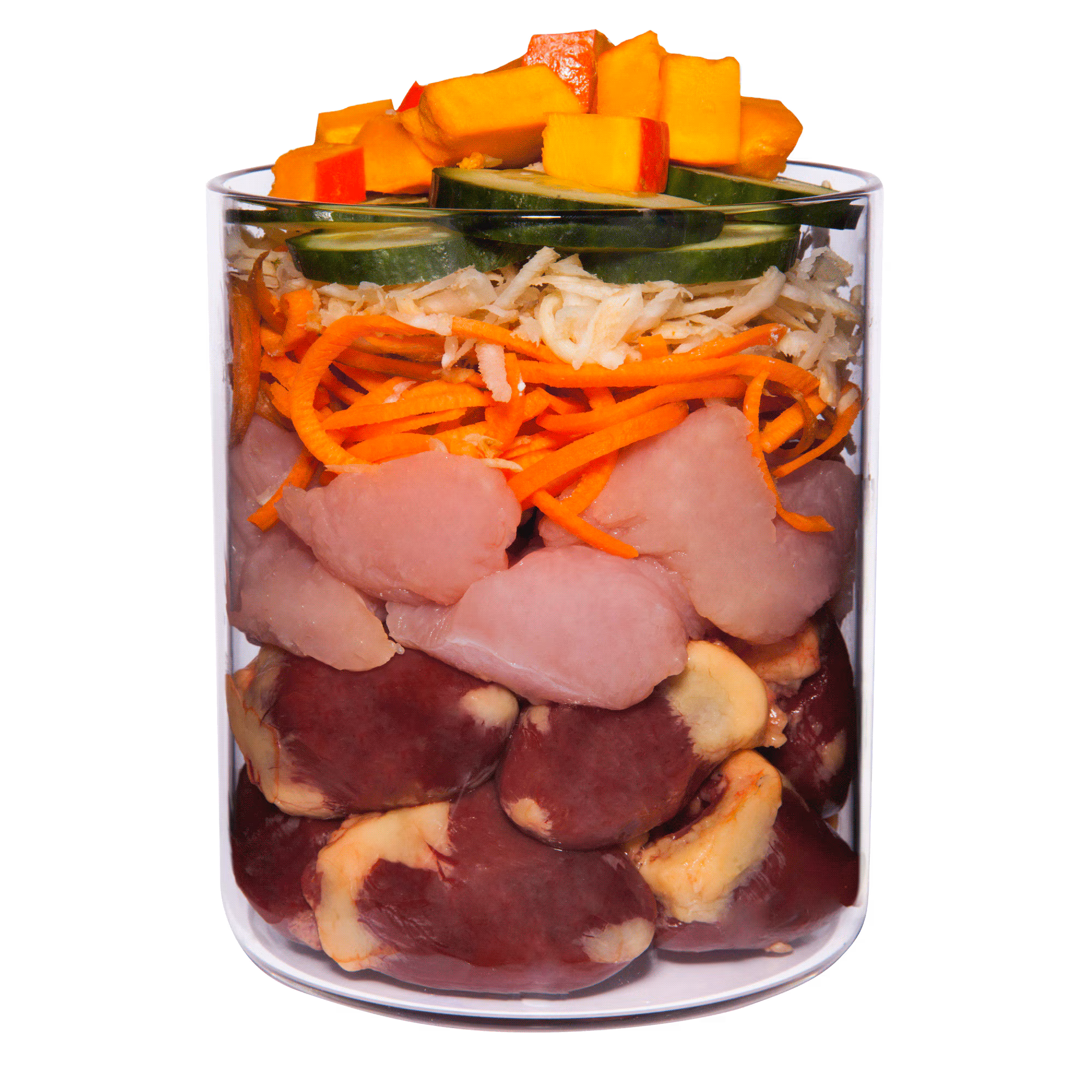 Pute mit Sellerie, Kürbis und Brunnenkresse