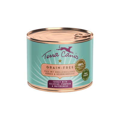 Pute mit Sellerie, Kürbis und Brunnenkresse