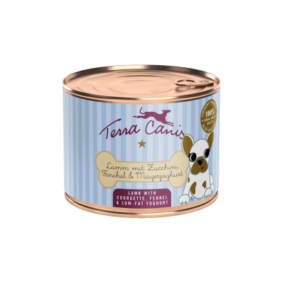 Lamm mit Zucchini, Fenchel und Magerjoghurt 