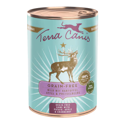 Wild mit Kartoffel, Apfel und Preiselbeere