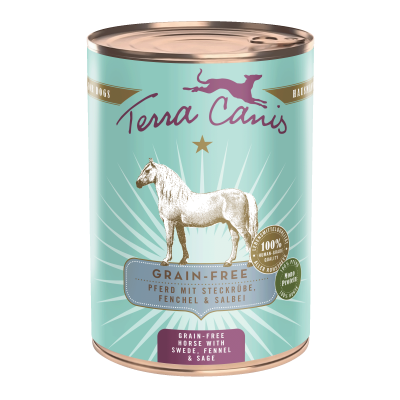 Pferd mit Steckrübe, Fenchel und Salbei