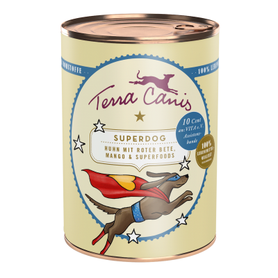 Superdog – Huhn mit roter Bete, Mango und Superfoods