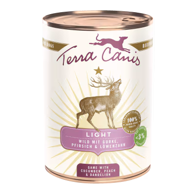 Wild mit Gurke, Pfirsich und Löwenzahn