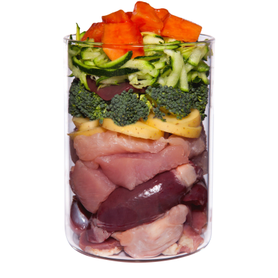 Pute mit Papaya, Brokkoli und Gesundheitskräutern