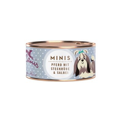 Pferd mit Steckrübe, Fenchel und Salbei